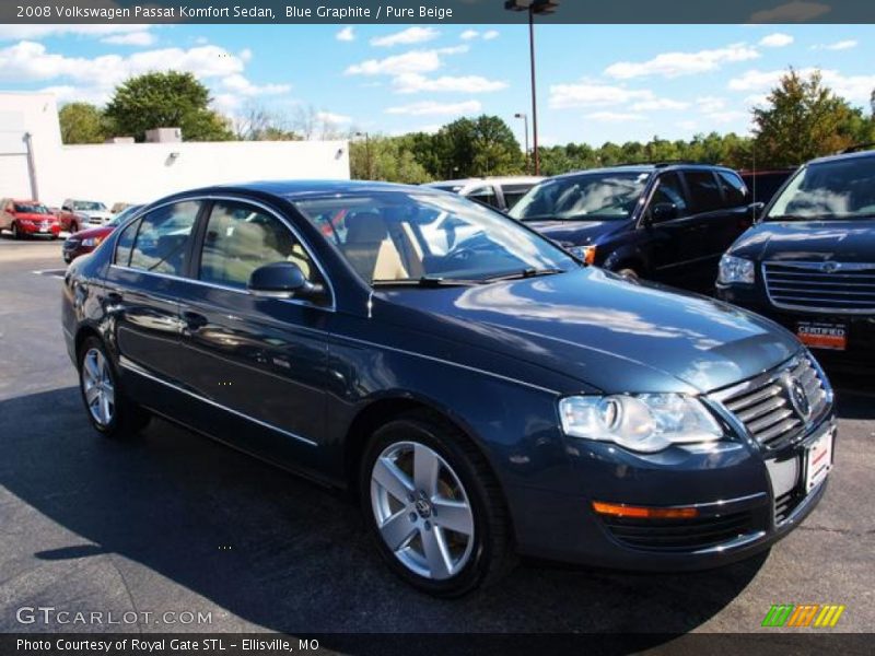 Blue Graphite / Pure Beige 2008 Volkswagen Passat Komfort Sedan
