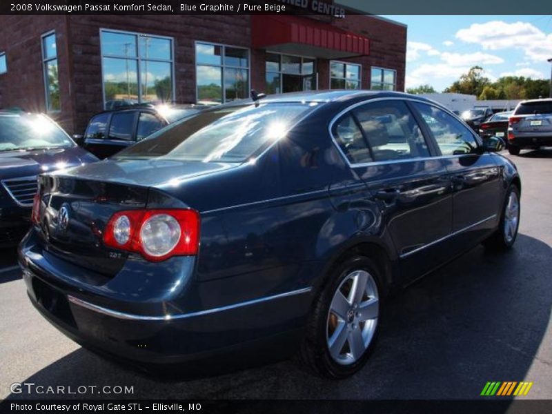 Blue Graphite / Pure Beige 2008 Volkswagen Passat Komfort Sedan