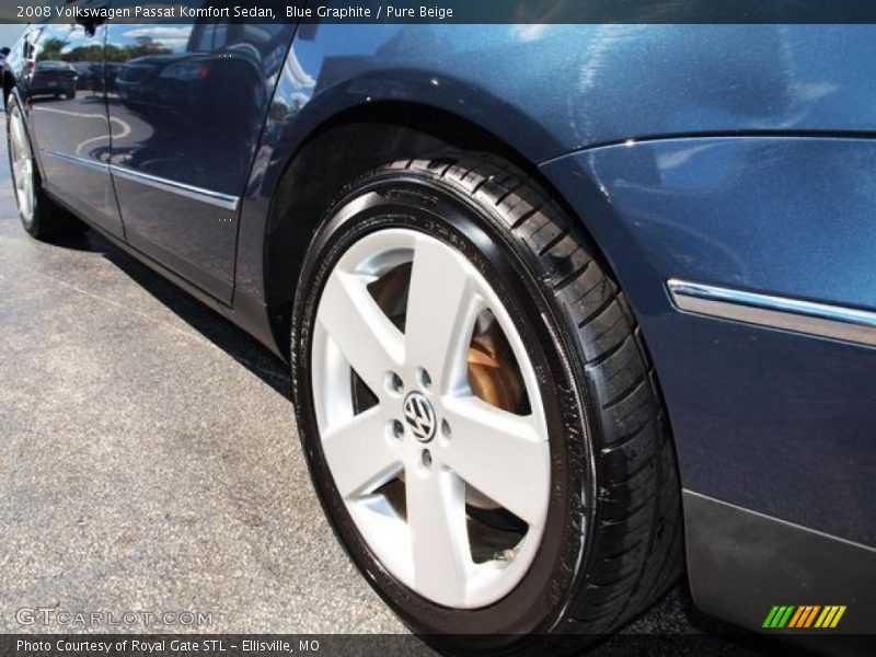 Blue Graphite / Pure Beige 2008 Volkswagen Passat Komfort Sedan