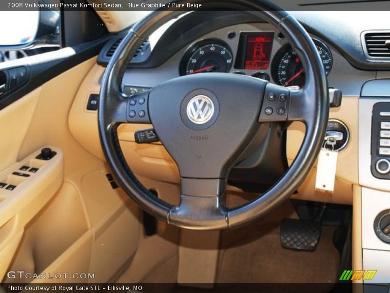 Blue Graphite / Pure Beige 2008 Volkswagen Passat Komfort Sedan
