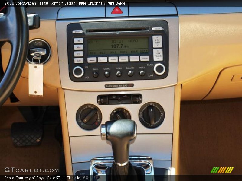 Blue Graphite / Pure Beige 2008 Volkswagen Passat Komfort Sedan