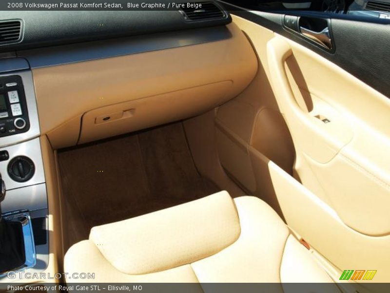 Blue Graphite / Pure Beige 2008 Volkswagen Passat Komfort Sedan