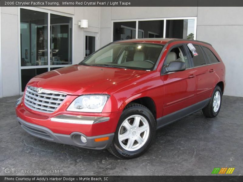 Inferno Red Crystal Pearl / Light Taupe 2006 Chrysler Pacifica Touring
