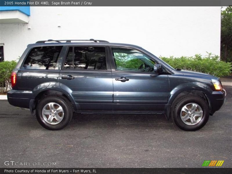 Sage Brush Pearl / Gray 2005 Honda Pilot EX 4WD