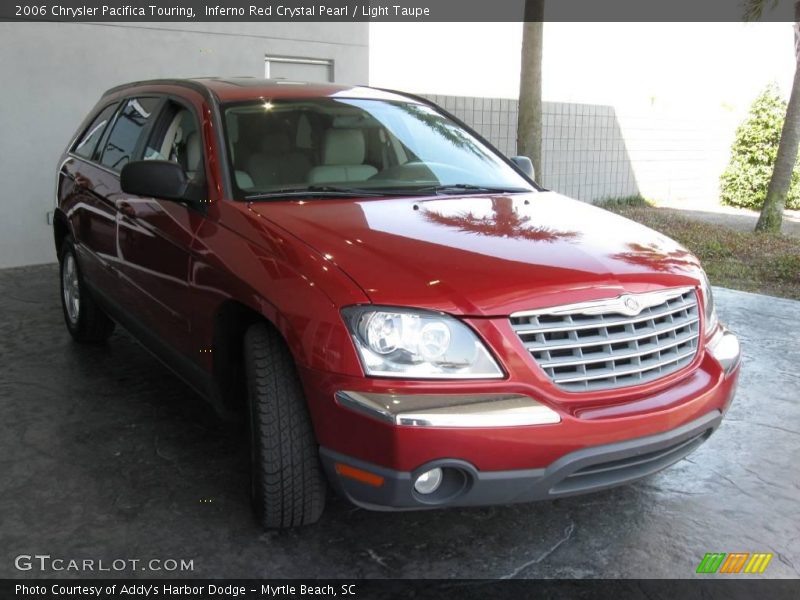 Inferno Red Crystal Pearl / Light Taupe 2006 Chrysler Pacifica Touring