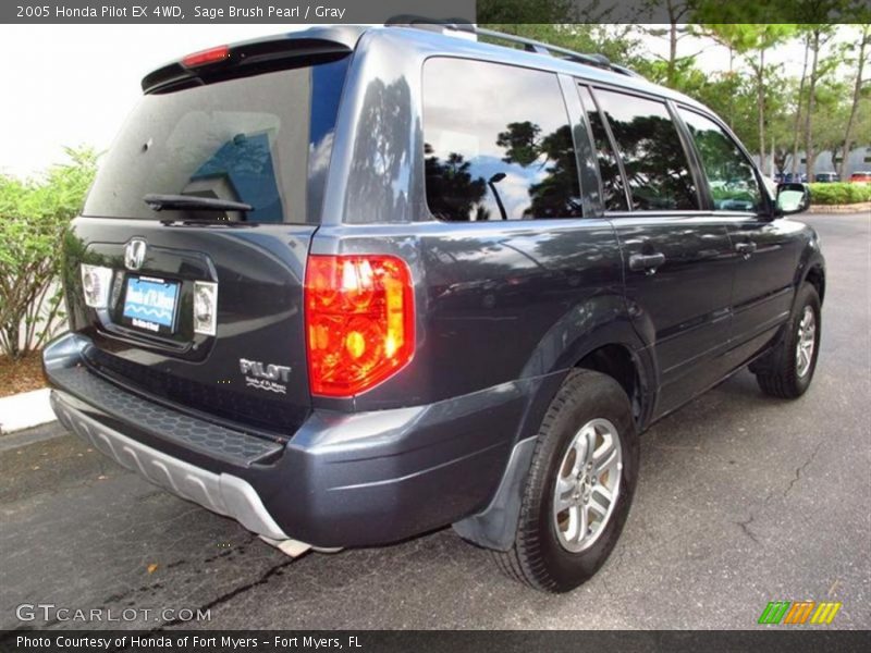 Sage Brush Pearl / Gray 2005 Honda Pilot EX 4WD