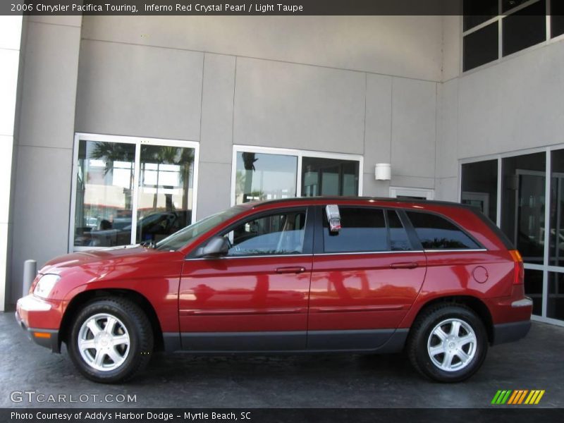 Inferno Red Crystal Pearl / Light Taupe 2006 Chrysler Pacifica Touring