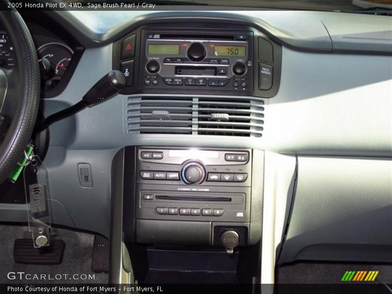 Sage Brush Pearl / Gray 2005 Honda Pilot EX 4WD