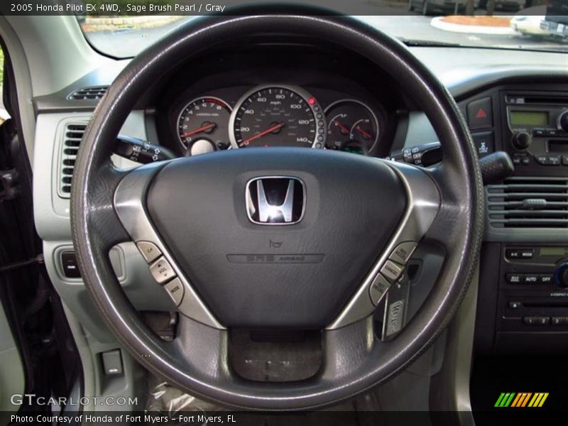 Sage Brush Pearl / Gray 2005 Honda Pilot EX 4WD