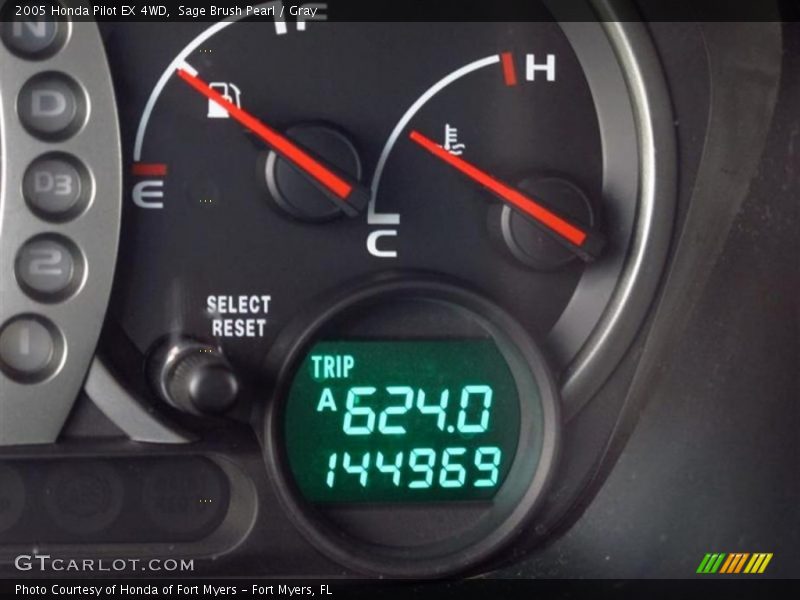 Sage Brush Pearl / Gray 2005 Honda Pilot EX 4WD