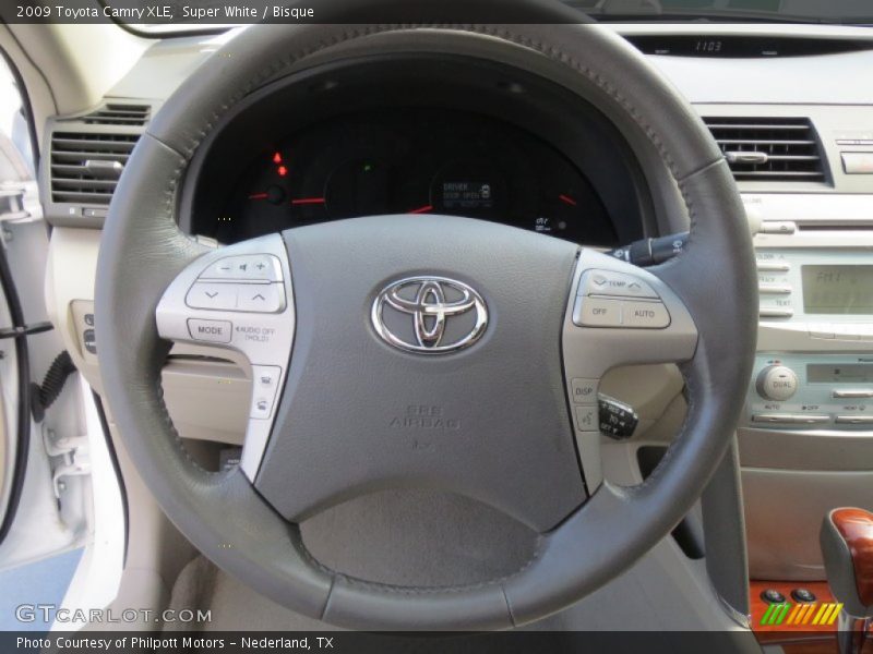 Super White / Bisque 2009 Toyota Camry XLE