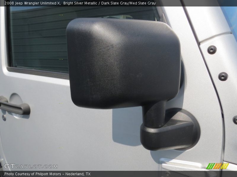 Bright Silver Metallic / Dark Slate Gray/Med Slate Gray 2008 Jeep Wrangler Unlimited X