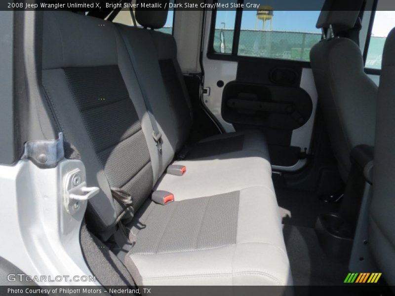 Bright Silver Metallic / Dark Slate Gray/Med Slate Gray 2008 Jeep Wrangler Unlimited X