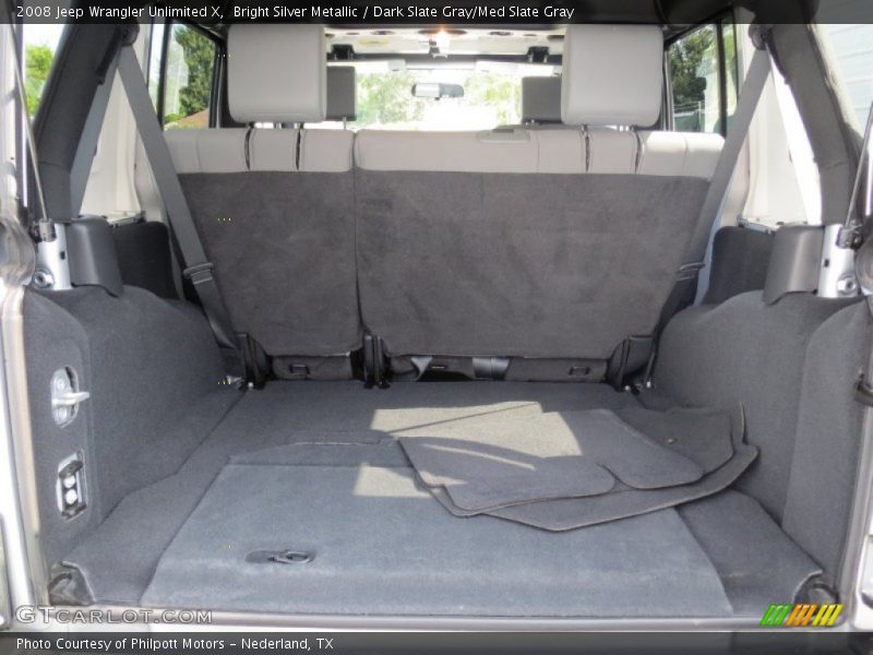 Bright Silver Metallic / Dark Slate Gray/Med Slate Gray 2008 Jeep Wrangler Unlimited X