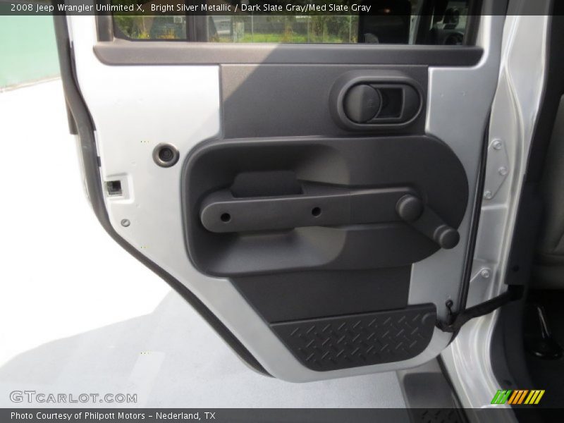 Bright Silver Metallic / Dark Slate Gray/Med Slate Gray 2008 Jeep Wrangler Unlimited X