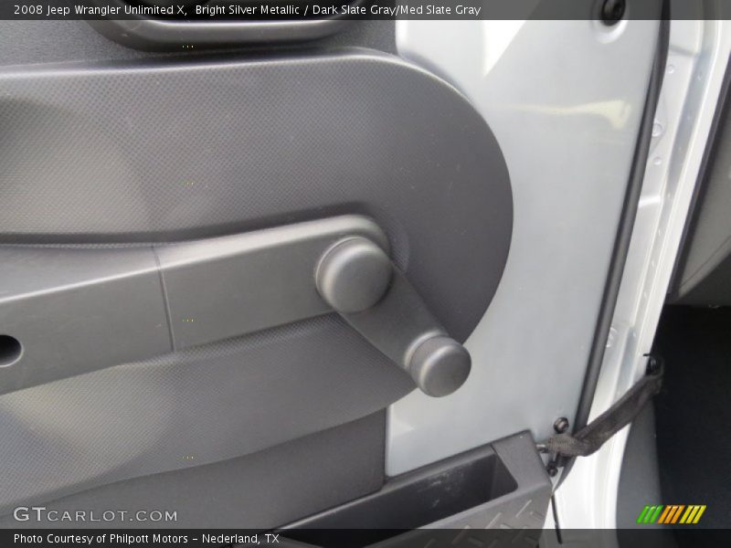 Bright Silver Metallic / Dark Slate Gray/Med Slate Gray 2008 Jeep Wrangler Unlimited X