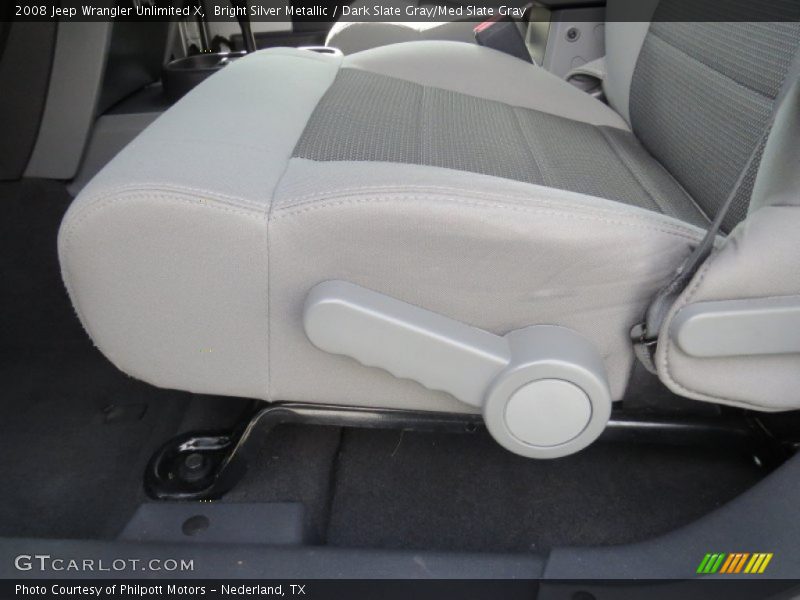 Bright Silver Metallic / Dark Slate Gray/Med Slate Gray 2008 Jeep Wrangler Unlimited X