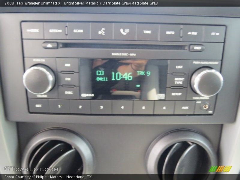 Bright Silver Metallic / Dark Slate Gray/Med Slate Gray 2008 Jeep Wrangler Unlimited X