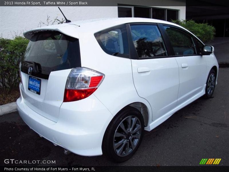Taffeta White / Sport Black 2013 Honda Fit Sport