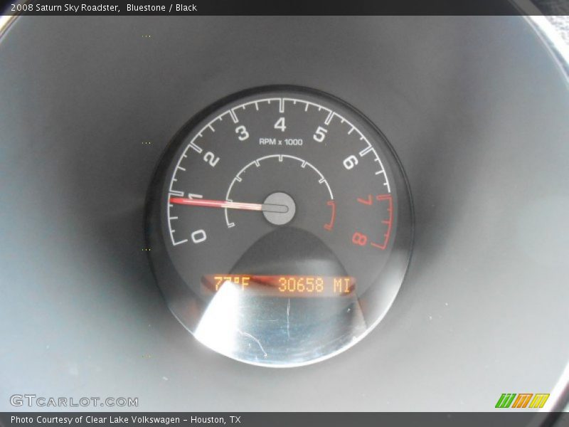 Bluestone / Black 2008 Saturn Sky Roadster