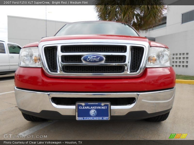 Bright Red / Medium Flint 2007 Ford F150 XLT SuperCrew