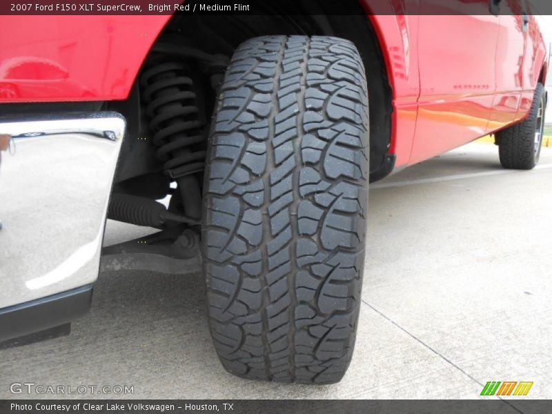 Bright Red / Medium Flint 2007 Ford F150 XLT SuperCrew