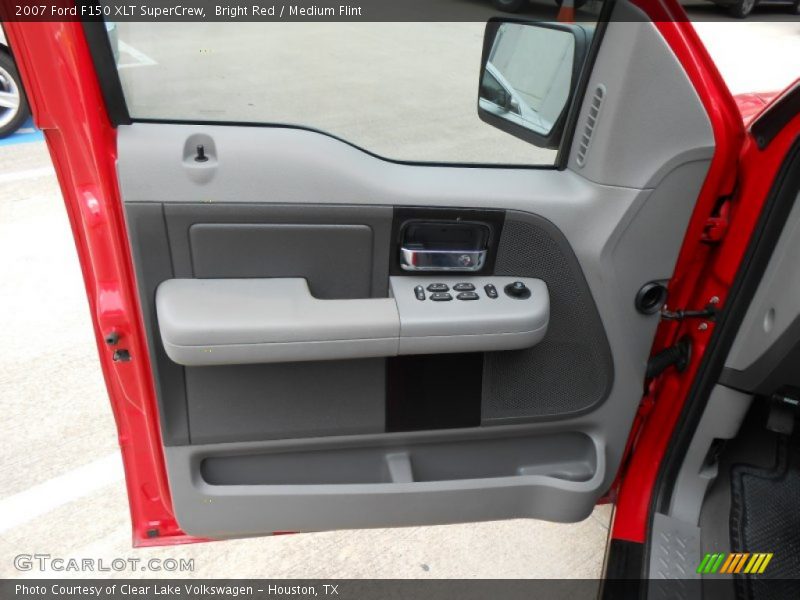 Bright Red / Medium Flint 2007 Ford F150 XLT SuperCrew