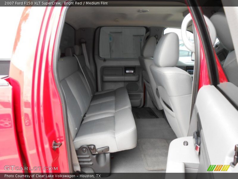 Bright Red / Medium Flint 2007 Ford F150 XLT SuperCrew