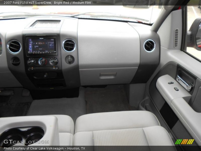 Bright Red / Medium Flint 2007 Ford F150 XLT SuperCrew