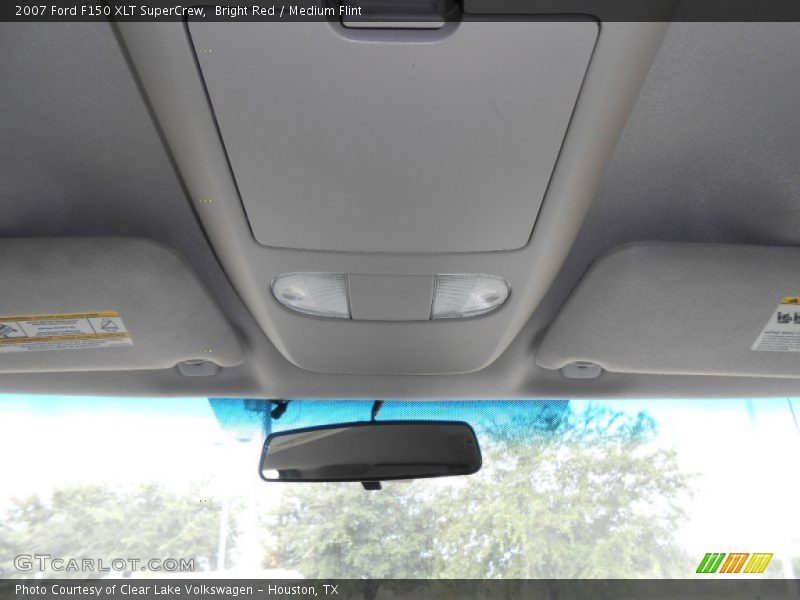 Bright Red / Medium Flint 2007 Ford F150 XLT SuperCrew