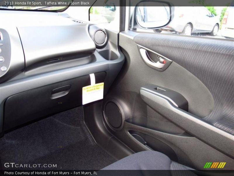 Taffeta White / Sport Black 2013 Honda Fit Sport