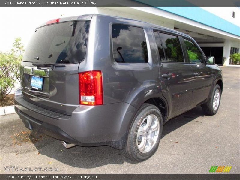 Polished Metal Metallic / Gray 2013 Honda Pilot EX