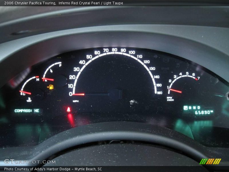 Inferno Red Crystal Pearl / Light Taupe 2006 Chrysler Pacifica Touring