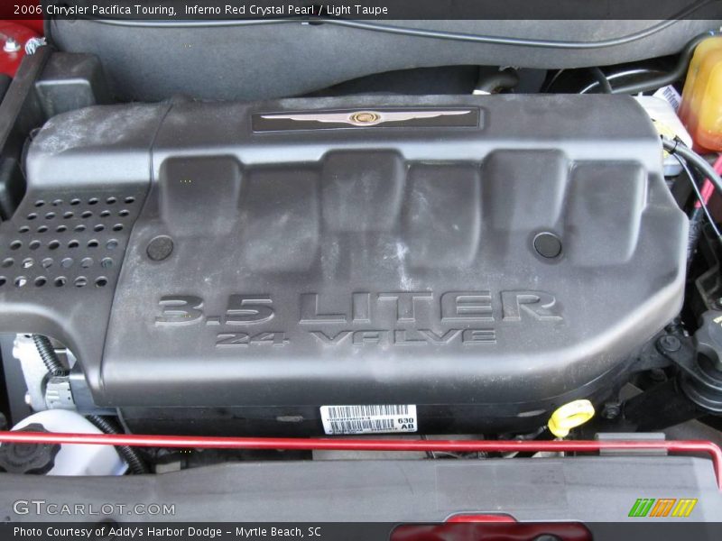 Inferno Red Crystal Pearl / Light Taupe 2006 Chrysler Pacifica Touring