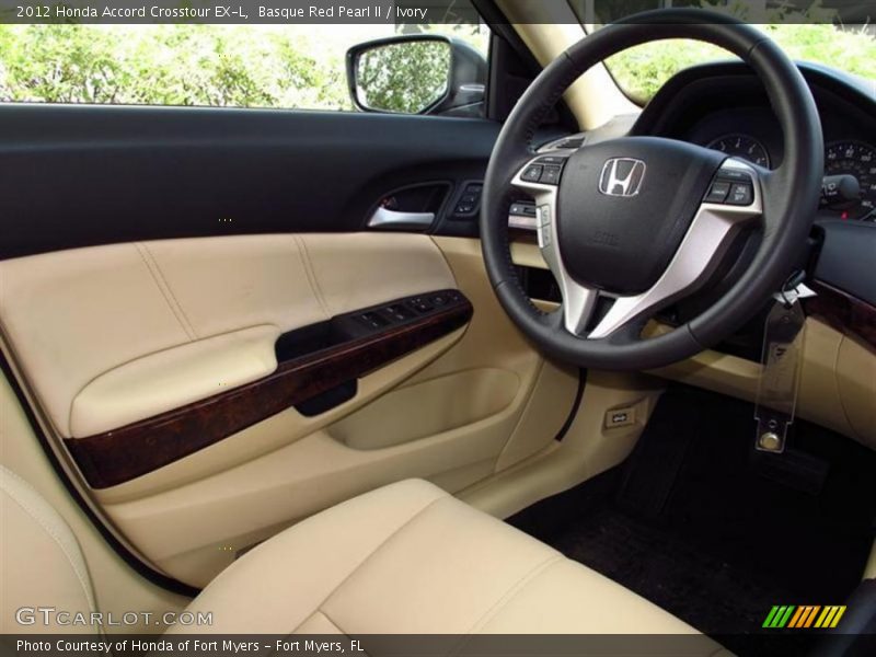 Basque Red Pearl II / Ivory 2012 Honda Accord Crosstour EX-L