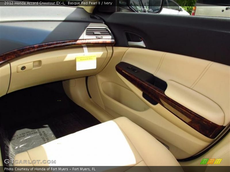 Basque Red Pearl II / Ivory 2012 Honda Accord Crosstour EX-L