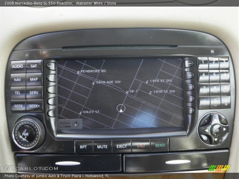 Alabaster White / Stone 2008 Mercedes-Benz SL 550 Roadster