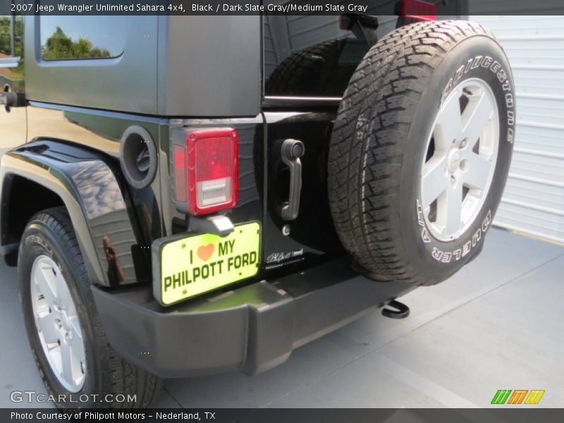 Black / Dark Slate Gray/Medium Slate Gray 2007 Jeep Wrangler Unlimited Sahara 4x4