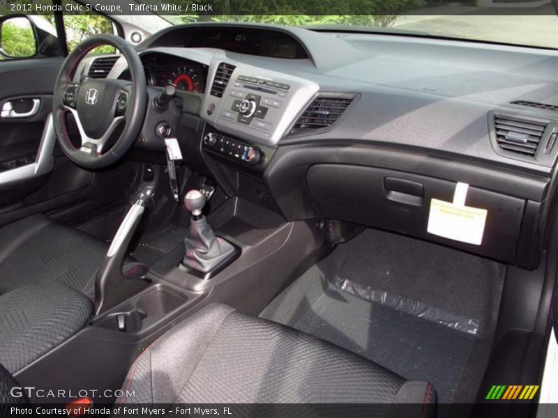 Taffeta White / Black 2012 Honda Civic Si Coupe