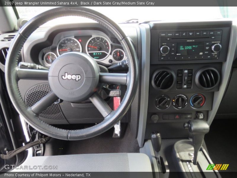 Black / Dark Slate Gray/Medium Slate Gray 2007 Jeep Wrangler Unlimited Sahara 4x4