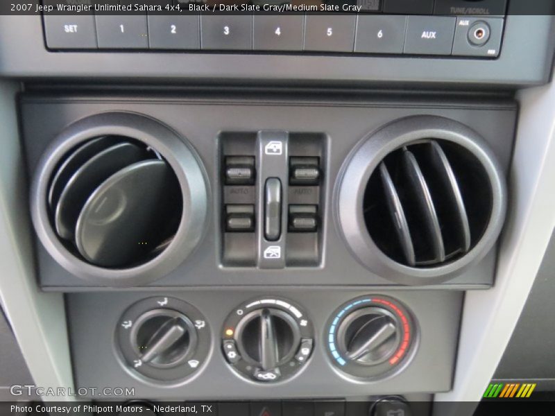 Black / Dark Slate Gray/Medium Slate Gray 2007 Jeep Wrangler Unlimited Sahara 4x4