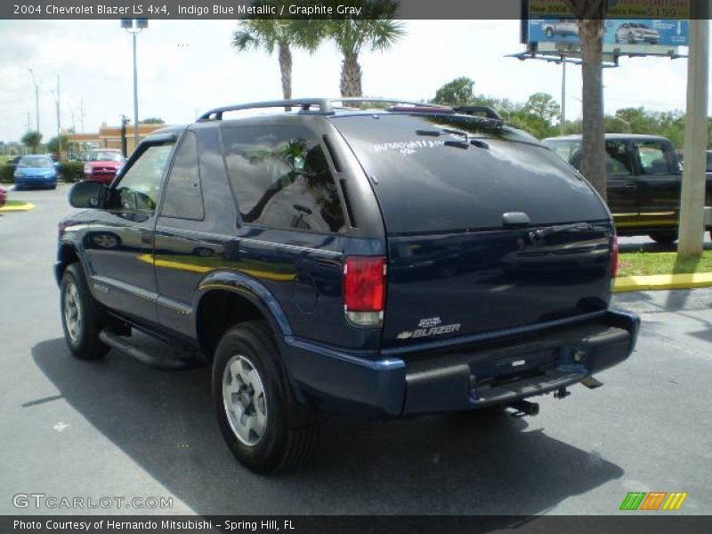 Indigo Blue Metallic / Graphite Gray 2004 Chevrolet Blazer LS 4x4