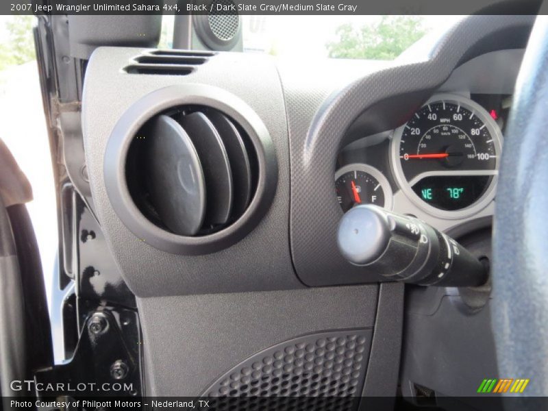 Black / Dark Slate Gray/Medium Slate Gray 2007 Jeep Wrangler Unlimited Sahara 4x4