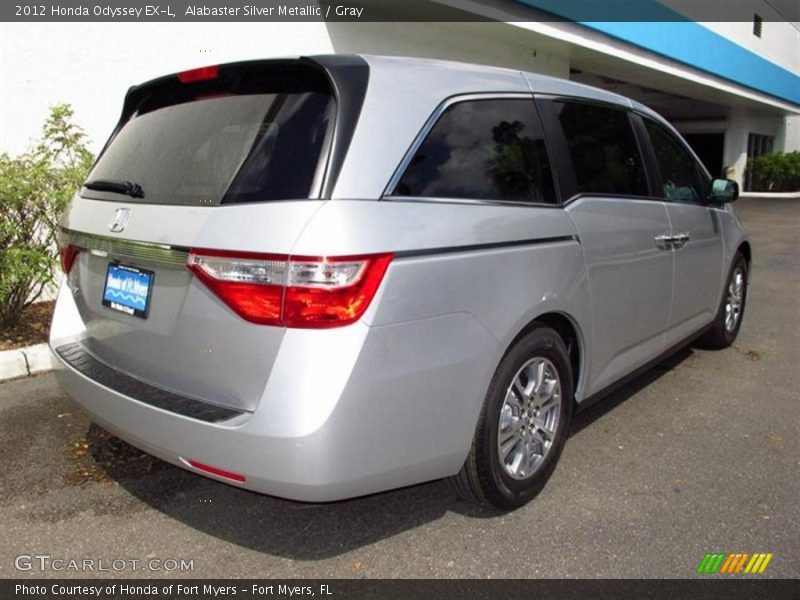 Alabaster Silver Metallic / Gray 2012 Honda Odyssey EX-L