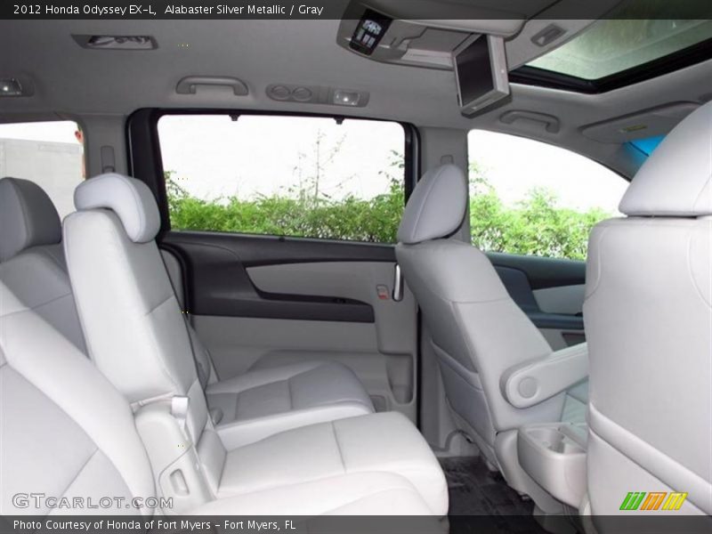 Alabaster Silver Metallic / Gray 2012 Honda Odyssey EX-L