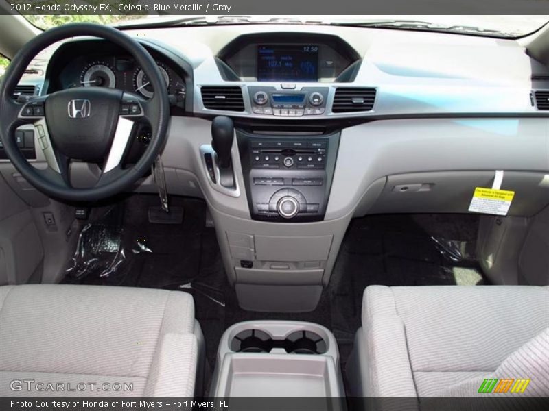 Celestial Blue Metallic / Gray 2012 Honda Odyssey EX
