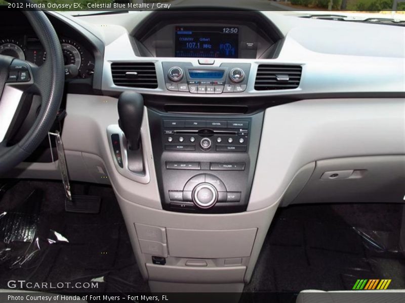 Celestial Blue Metallic / Gray 2012 Honda Odyssey EX