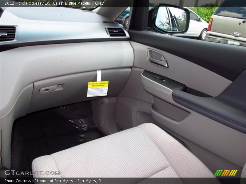 Celestial Blue Metallic / Gray 2012 Honda Odyssey EX