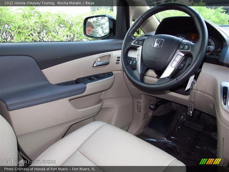 Mocha Metallic / Beige 2012 Honda Odyssey Touring