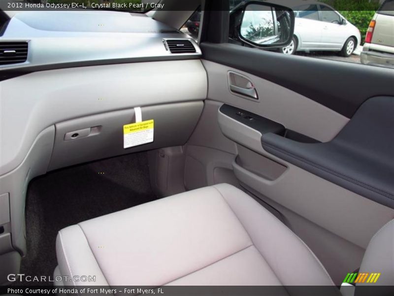 Crystal Black Pearl / Gray 2012 Honda Odyssey EX-L